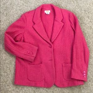 Warm and cuddly wool blazer
